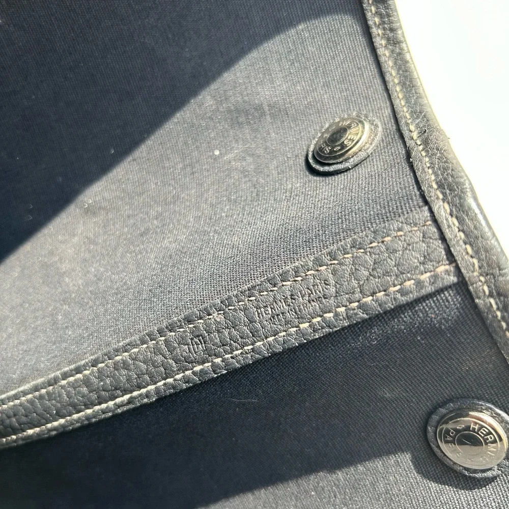 HERMÈS Black Large Garden Party 36 Canvas Bag - Picture 6 of 12